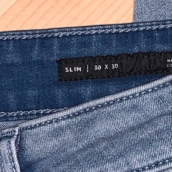 PacSun Men's Slim Active Stretch Blue Jeans 30x30 - Picture 8 of 8